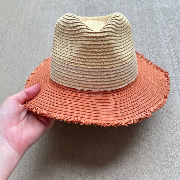 & Other Stories Color Block Straw Hat